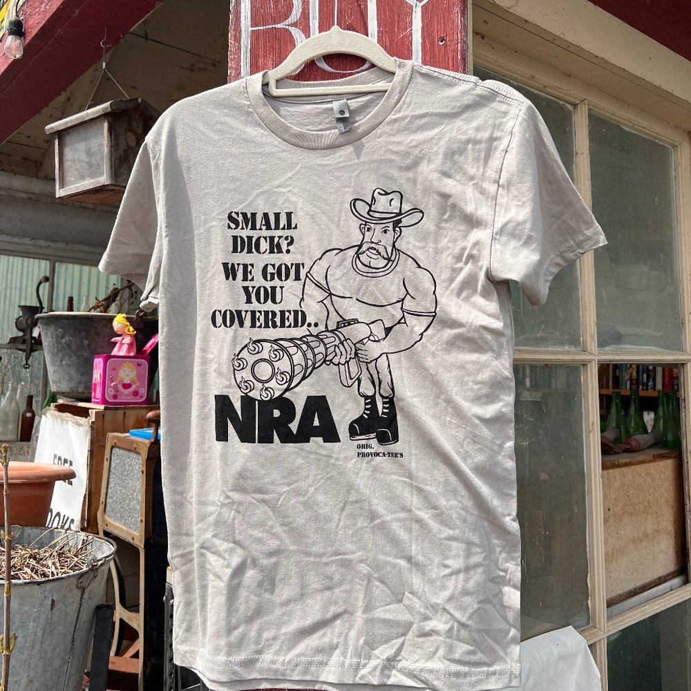 NRA Small D*ck Shirt - Gray